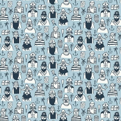 Pirates - Cotton - REMNANT 240 CM X 110 CM