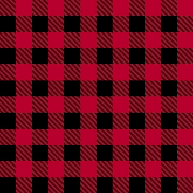 Red Plaid - Cotton - By Metre