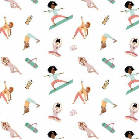 Yoga White - Cotton - 1 METRE