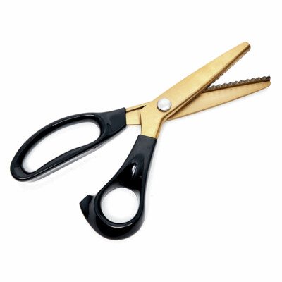 Scissors - Pinking Shears - Brushed Gold