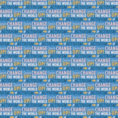 Change the World - Cotton - By Metre