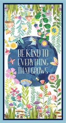 Be Kind To Everything - Cotton - Panel