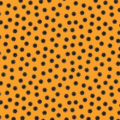 Spots Orange - Cotton - From 0.5 Metre