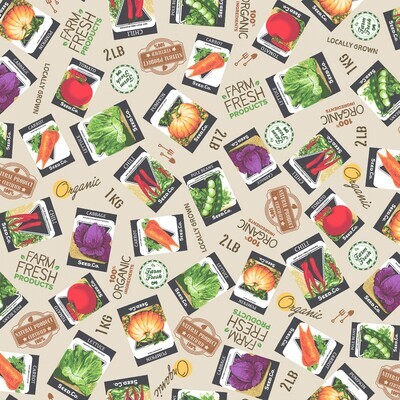 Gardening Veg Seed Packets Sage - Cotton - From 0.5 Metre