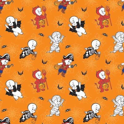 Casper The Friendly Ghost Halloween - Cotton - From Fat Quarter