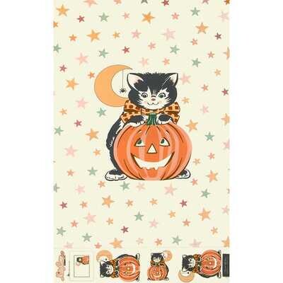 Kitty Corn Halloween - Pre-Packed Quilt Back & Applique Panel