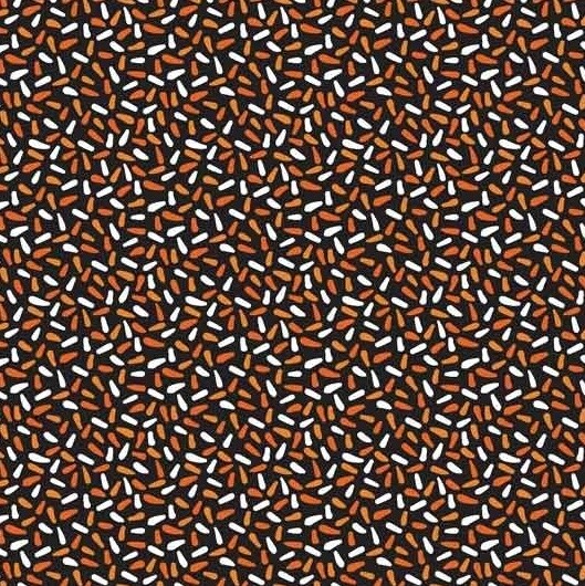 Halloween Dashes Coordinate - Cotton - By Metre