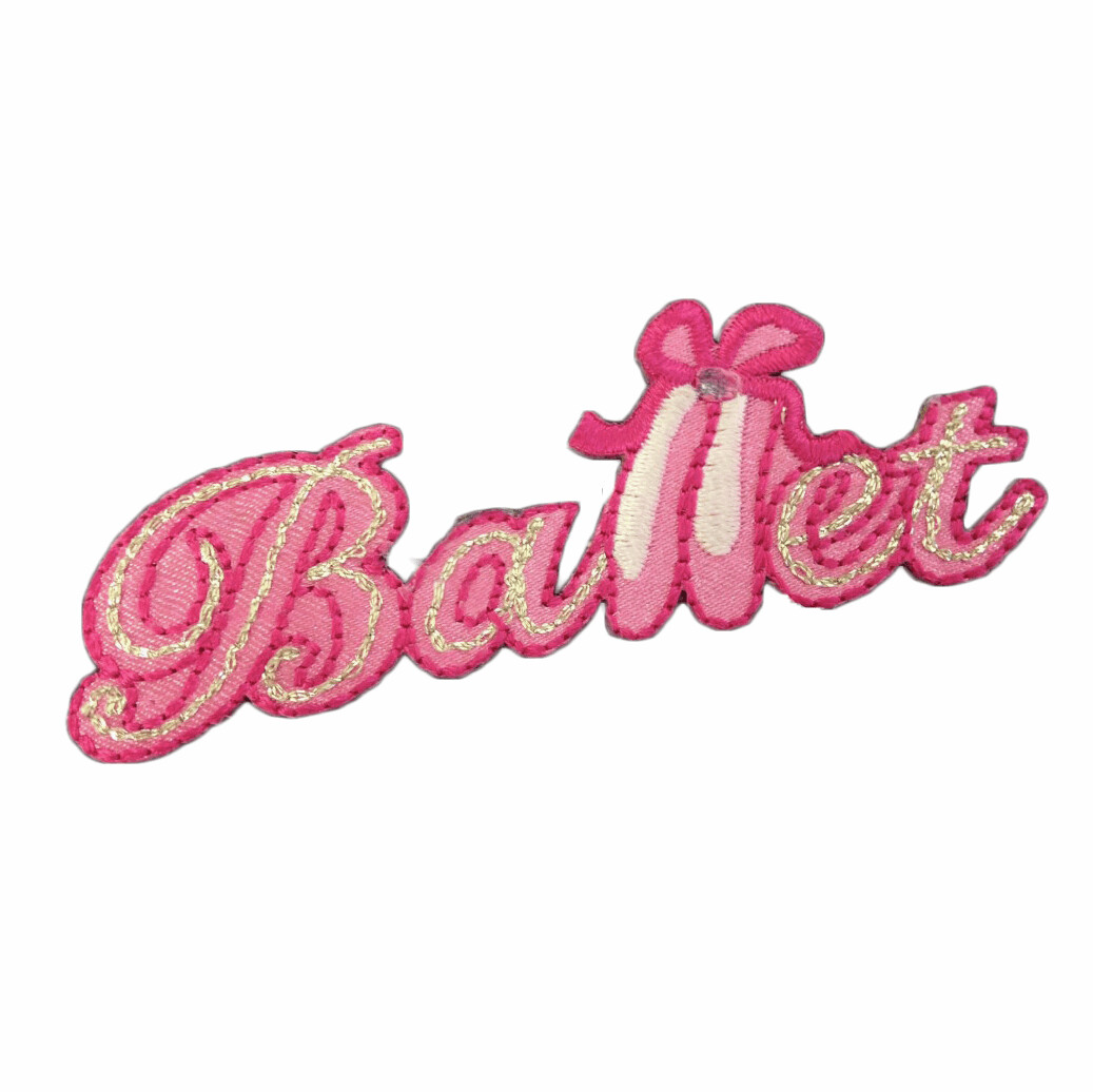 Ballet Applique - Iron or Sew On