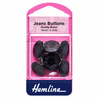 Jeans Buttons - Black