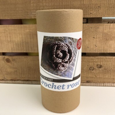 Crochet Grey Rose - Crochet Kit