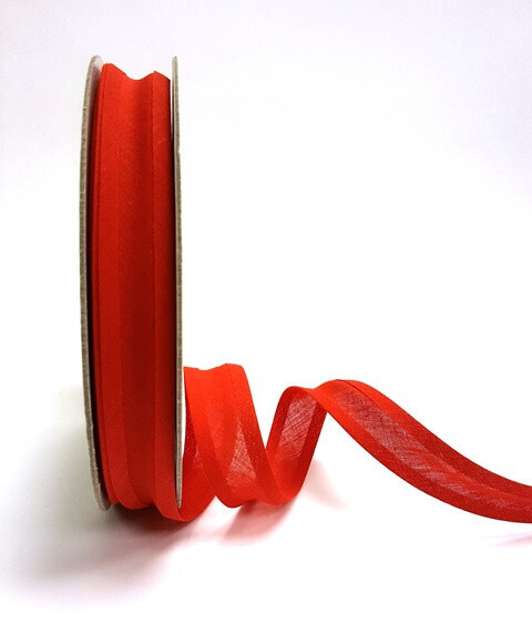 Red - Bias Binding 25 mm - By Metre