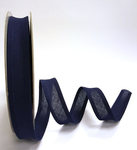 Navy Blue - Bias Binding 25 mm - By Metre