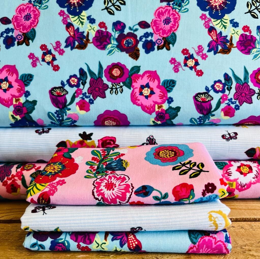 Floral Sunday in the Country A - Cotton - Bundle