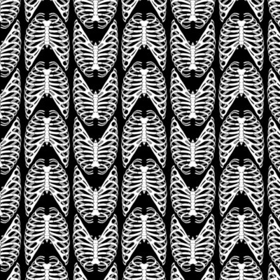 Rib Bones - Cotton - From 0.5 Metre