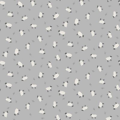 Sheep Grey - Cotton - From 0.5 Metre