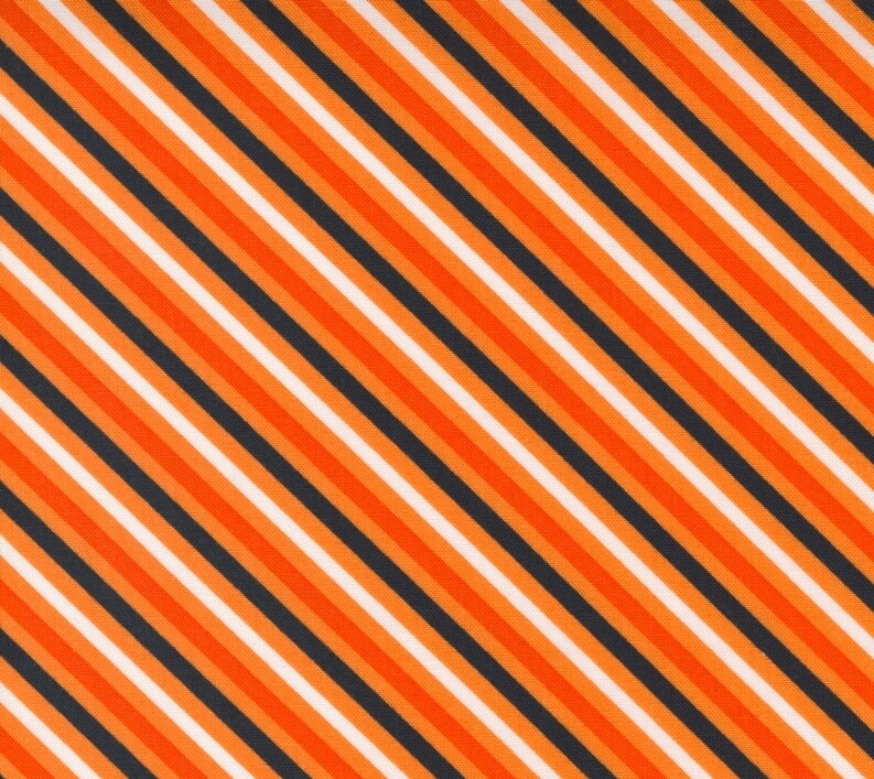 Halloween Stripe - Cotton - From 0.5 Metre