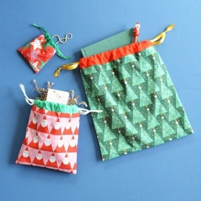 FREE DOWNLOAD PATTERN - Reusable Gift Bags