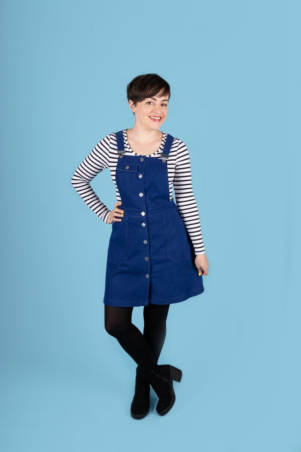 &quot;Bobbi&quot; - Ladies Pinafore or Skirt Dress Pattern by Tilly and the Buttons