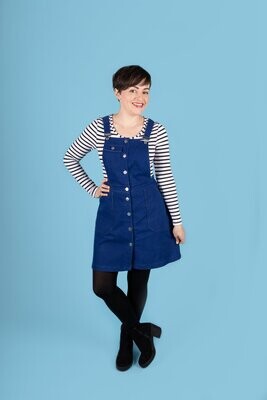 "Bobbi" - Ladies Pinafore or Skirt Dress Pattern by Tilly and the Buttons