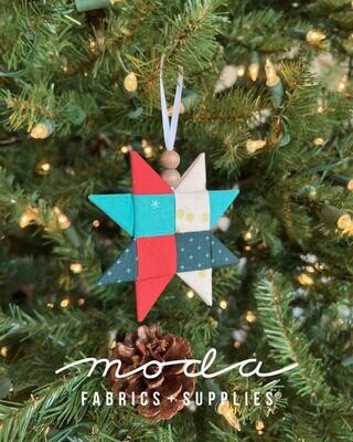 FREE DOWNLOAD PATTERN - Woven Christmas Star