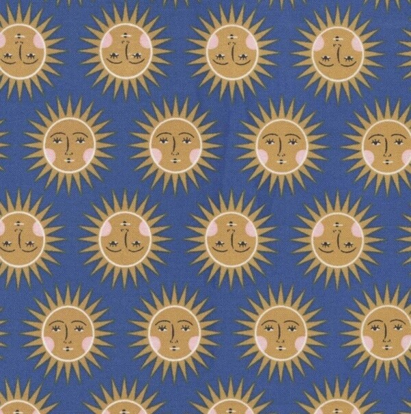 Suns Blue - Cotton - By Metre