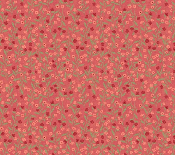 Poppy Ditsy Red - Cotton - From Fat Quarter