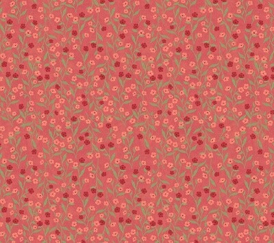 Poppy Ditsy Red - Cotton - From Fat Quarter