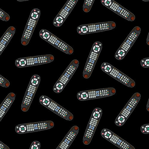 TV Remote Controls - Cotton - By Metre