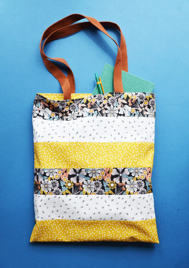 FREE DOWNLOAD PATTERN - Striped Tote Bag