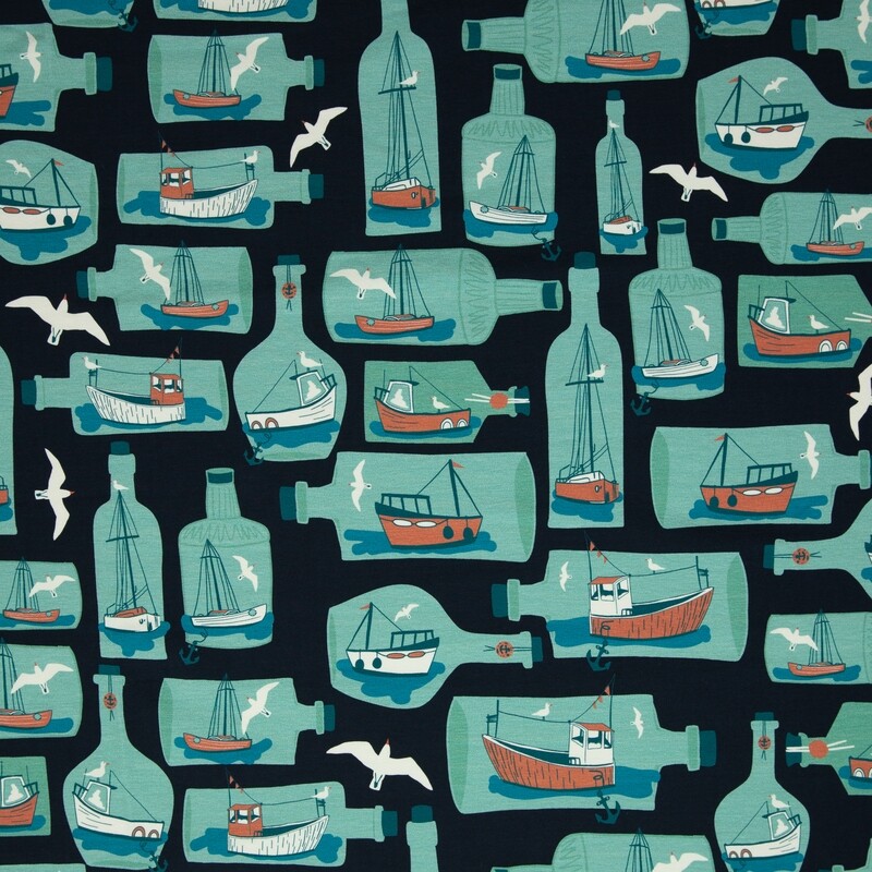 Bottles - Jersey Fabric - Oeko-Tex Standard 100 - From 0.5 Metre