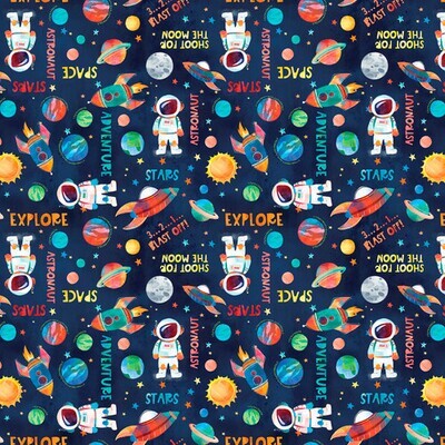 Space - Cotton - From Fat Quarter