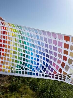 KONA COLOUR - Kona Printed Colour Chart - Cotton - Panel - LAST ONE