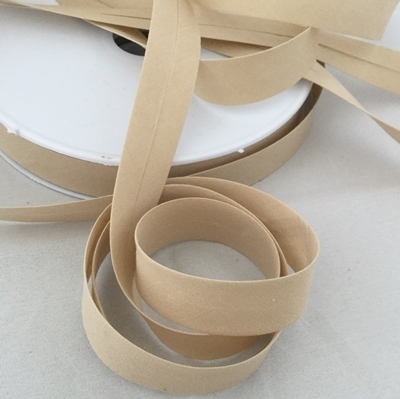 Beige - Bias Binding - By Metre