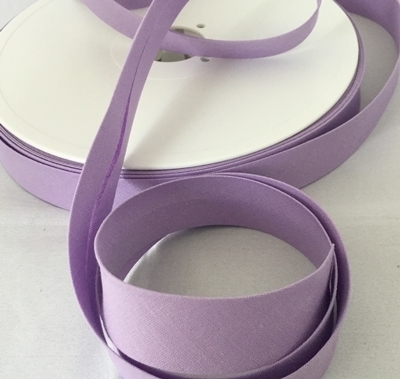 Lilac Purple - Bias Binding 20 mm - By Metre
