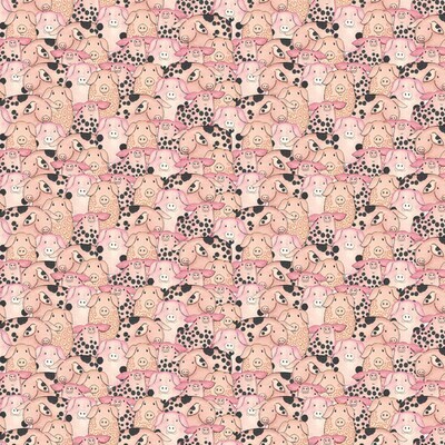 Pigs Pink - Cotton - From Fat Quarter