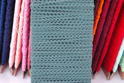 Dusty Blue - Ric Rac - 5 mm - By Metre