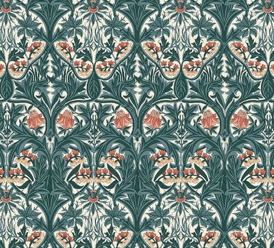 WILLIAM MORRIS - LG Bluebell Webbs Blue - Emery Walker&#39;s House Collection - Cotton - From Fat Quarter
