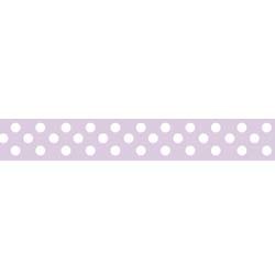 Lavendar Purple Spotty Ribbon - by Metre