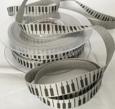 Piano Keys on Grey - By Metre