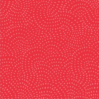 Flame Red Twist - Cotton - END BOLT 30 cm x 110 cm
