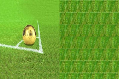 Football Panel - Jersey Fabric - From 65 cm