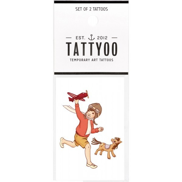 Belle &amp; Boo - Aviator Temporary Tattoos