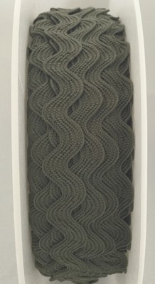 Olive Green - Ric Rac - 10 mm - By Metre