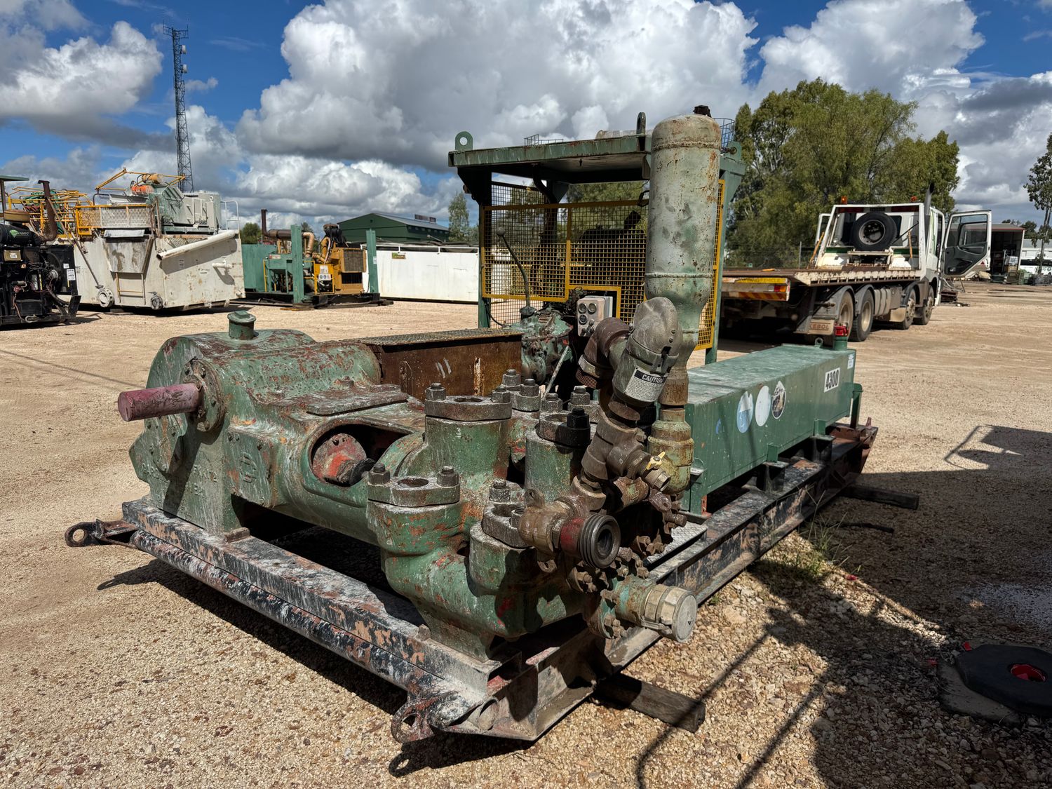 1990 Isuzu/Gardner Denver 8FXX172 Duplex Mud Pump