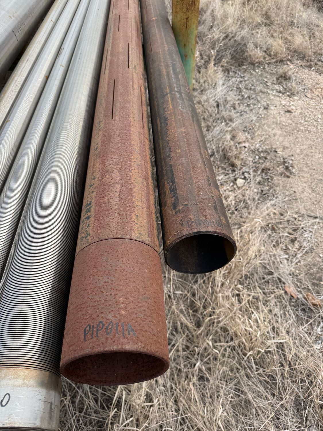 4" Steel Slotted Pipe (2 available)