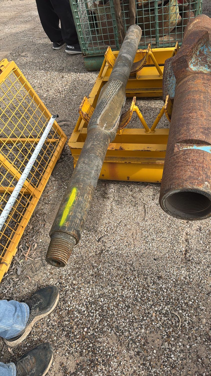 6 6" In String Spiral Stabiliser with 2 7/8" Threads