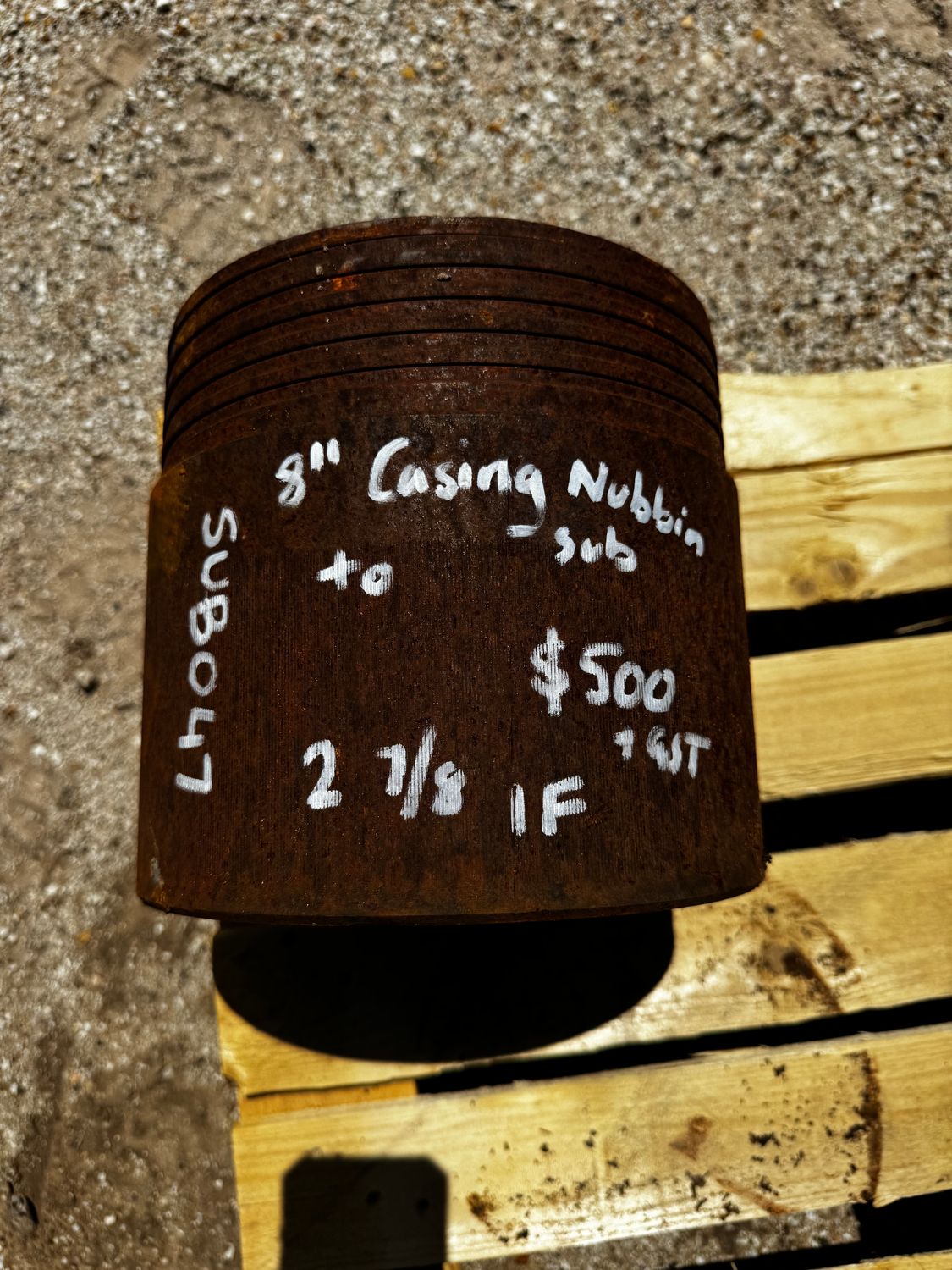 8" Casing Nubbin Sub to 2 7/8" IF