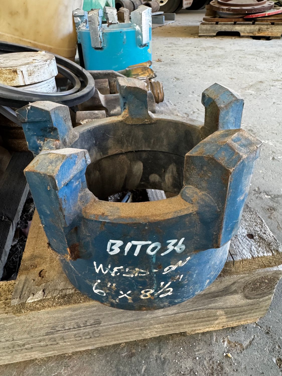 Welded on Shoe Bit 6" x 8 1/2"