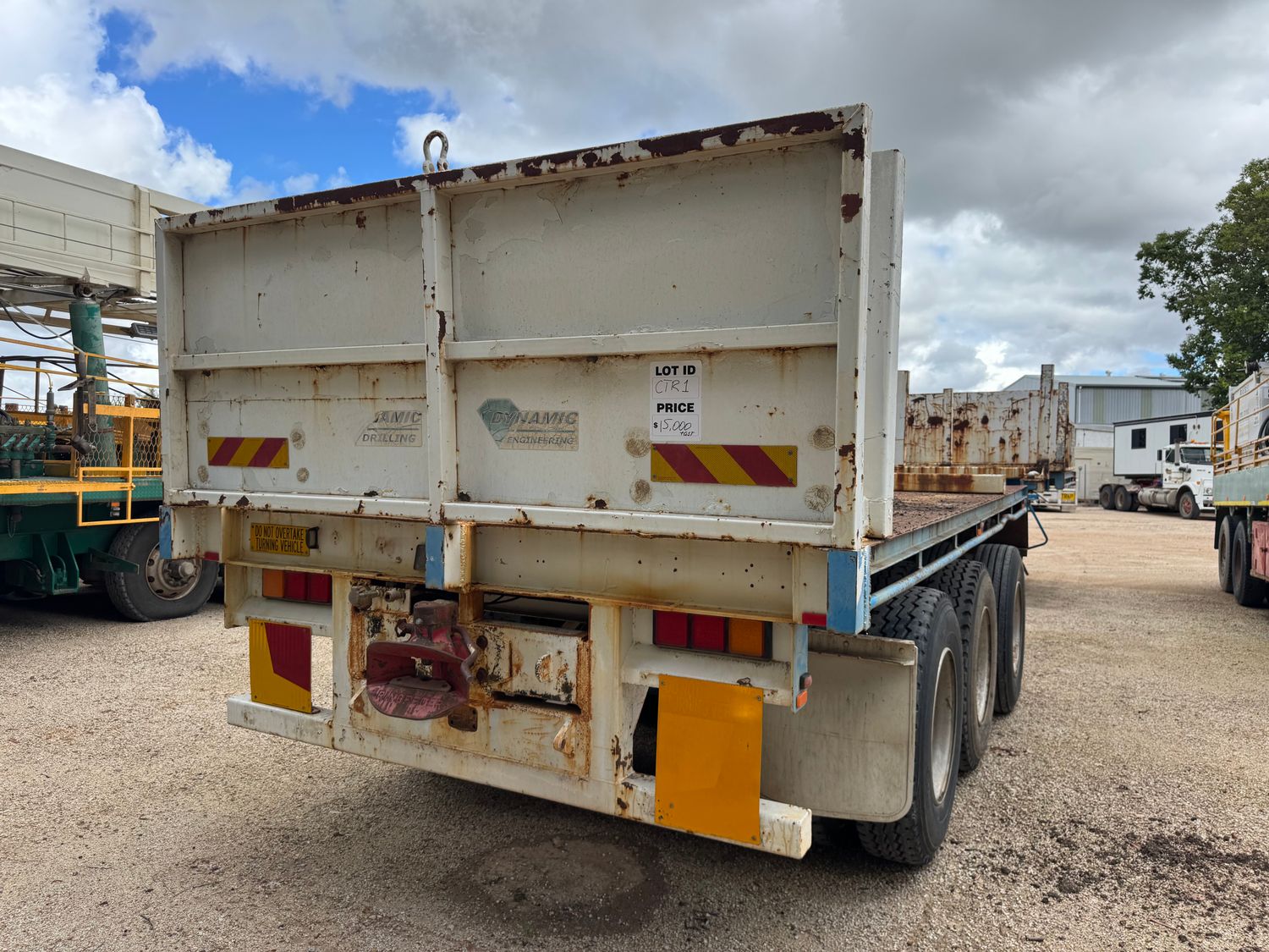 1987 Freighter ST3 Tri-Axle Trailer