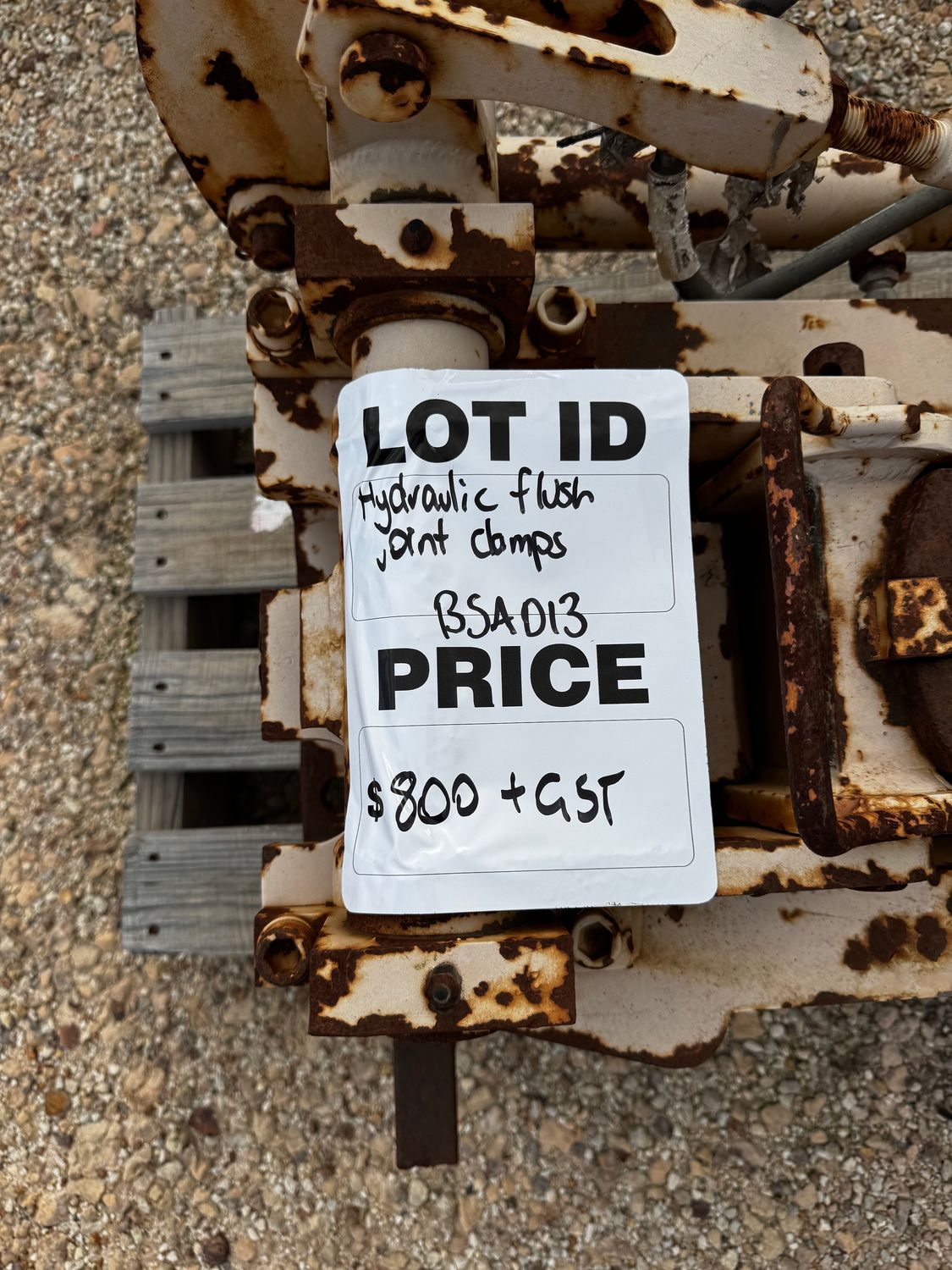 Hydraulic Flush Joint Clamps